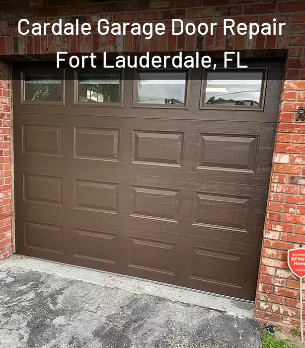  Cardale Garage Door Repair Fort Lauderdale, FL