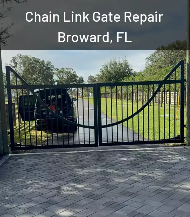  Chain Link Gate Repair Broward, FL