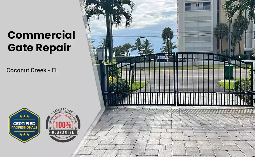 Commercial Gate Repair Coconut Creek - FL 