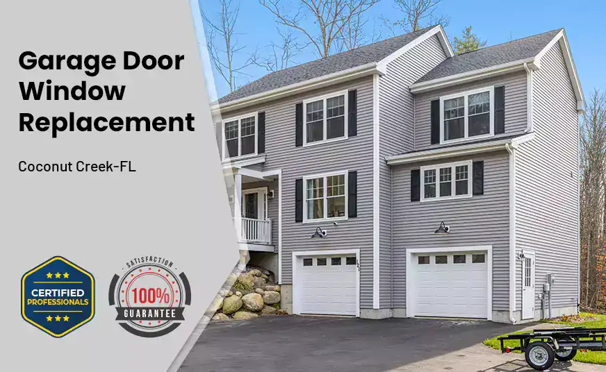 Garage Door Window Replacement Coconut Creek-FL 