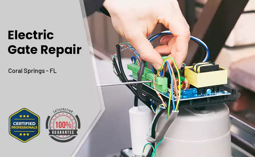 Electric Gate Repair Coral Springs - FL 