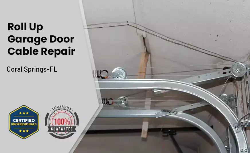 Roll Up Garage Door Cable Repair Coral Springs-FL 