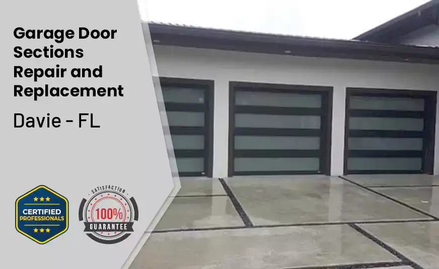 Garage Door Sections Repair and Replacement Davie - FL 