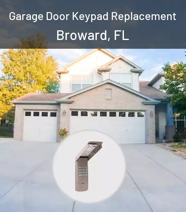  Garage Door Keypad Replacement Broward, FL