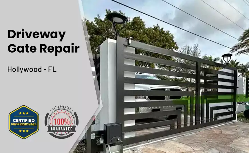 Driveway Gate Repair Hollywood - FL 