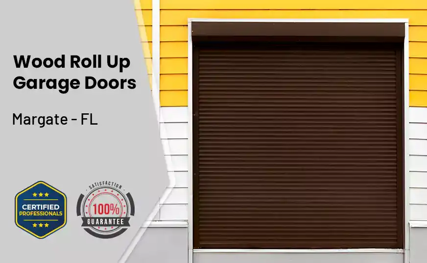Wood Roll Up Garage Doors Margate - FL 