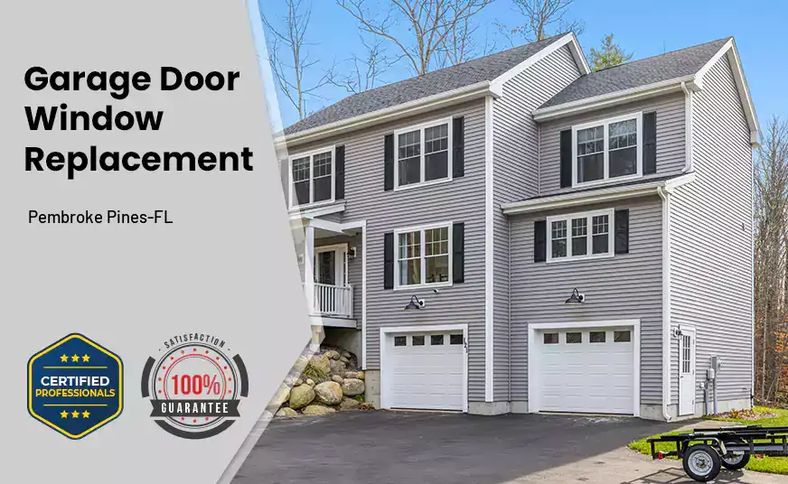 Garage Door Window Replacement Pembroke Pines-FL 